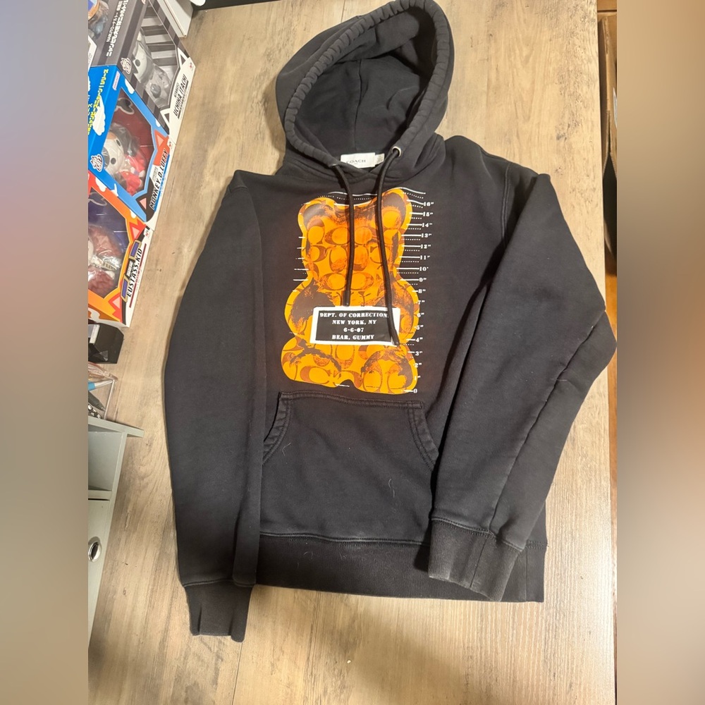 COACH X “Vandal” Gummy Bear LIMITED EDITION “distressed” Hoodie (SZ XS)